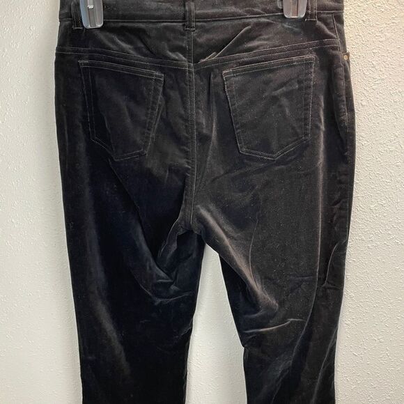 Jones New York Signature Black Velour Jeans EUC - Picture 8 of 8